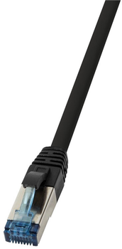 Патч-корд LogiLink Cat 6a SFTP 0.5 м Black (CQ6025S)