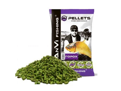 Принада ANVI-FISHING ГОРОХ 1кг в гранулах Pellets 5мм.