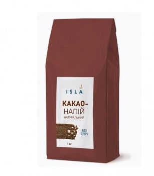 Какао ISLA без сахара 50 % натурального какао 1кг