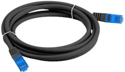 Патч-корд Lanberg Сat 6a FTP 0.5 м Black (PCF6A-10CC-0050-BK)