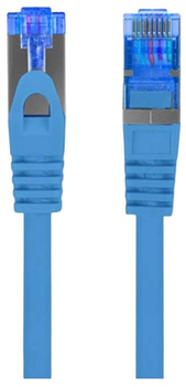 Патч-корд Lanberg Сat 6a FTP 15 м Blue (PCF6A-10CC-1500-B)
