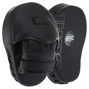 Лапа изогнутая для бокса и единоборств Zelart Core Warrior 8538 2шт размер 25x19x5см Black