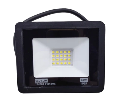 Прожектор светодиодный LED 20W ECO Slim 220V 1400Lm 6500K IP65