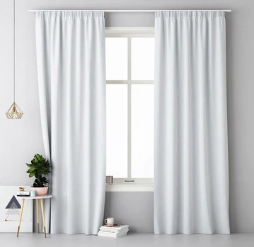 Готова штора Room99 Aura 140 х 250 см на тасьмі (8365214146) біла
