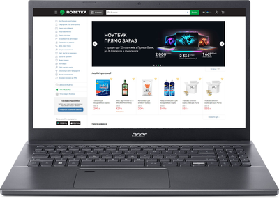 Ноутбук Acer Aspire 5 A515-57-76D9 (NX.KN4EU.00H) Steel Gray