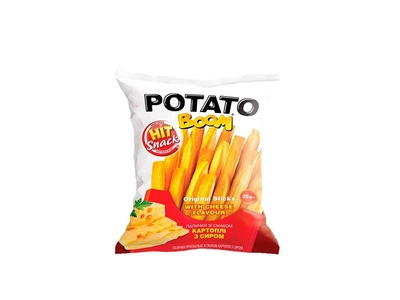 Картопля Золоте Зерно 25г з сиром Potato Boom Hit snack