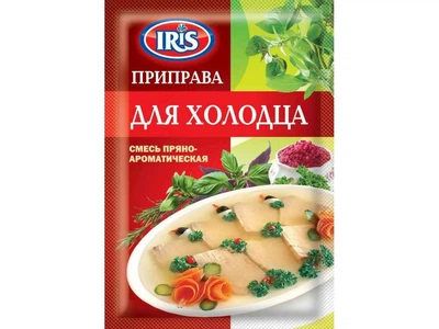 Приправа IRIS до холодцю з желатином 20г