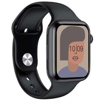 Смарт-часы компактные Smart Watch 6 современный Черного цвета для универсального использования