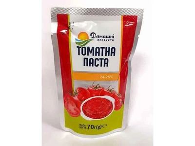 Томатна паста Домашні продукти 70г 24-26%