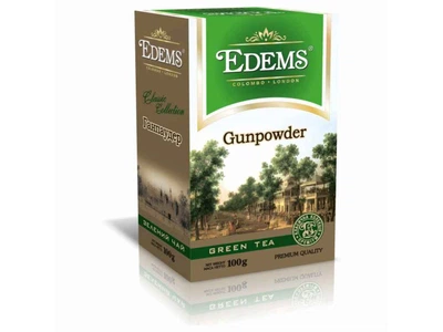 Чай фасований зелений Еdems 100г Ганпаудер