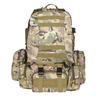 Рюкзак тактичний +3 підсумок AOKALI Outdoor B08 75L Camouflage CP