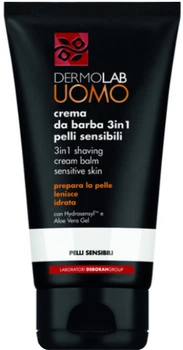 Крем для гоління Dermolab Uomo 3 в 1 для чутливої шкіри 150 мл (8009518392524)