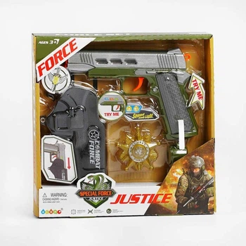 Игровой набор военный Justice Special Force 4 элемента звуковые и световые эффекты