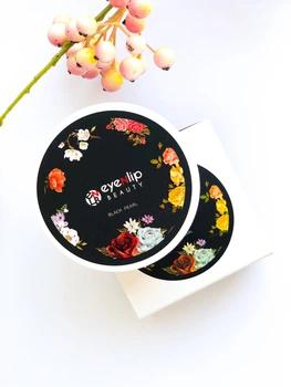 Гидрогелевые патчи с черным жемчугом Eyenlip Black Pearl Hydrogel Eye Patch 60 шт