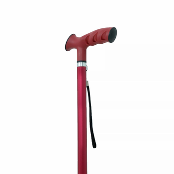 Трость телескопическая с мягкой анатомической ручкой NOVA B2050AA красная