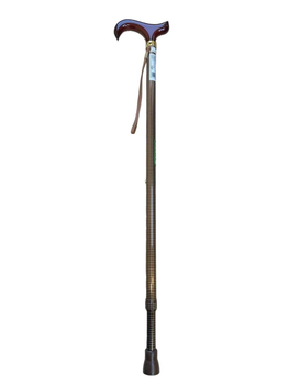 Трость регулируемая по высоте с рисунком NOVA E2010AD коричневый ромб (E011)