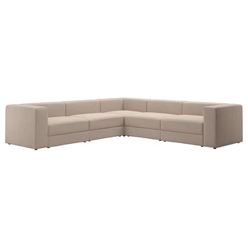 Модульний кутовий диван IKEA JÄTTEBO, 6-місний, Самсала сіро-бежевий, 094.852.53