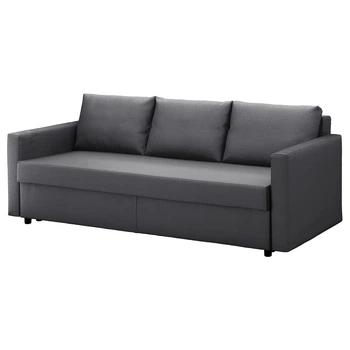 3-місний диван-кровать IKEA FRIHETEN ФРІХЕТЕН, СКІФТЕБУ темно-сірий, 503.411.48