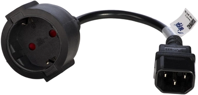 Kabel zasilający Akyga Power IEC-C14 - CEE 7/4 0.15 m Black (AK-PC-10A)