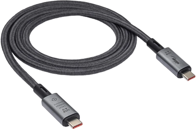 Кабель Akyga USB Type-C - USB Type-C 1 м Black (AK-USB-45)
