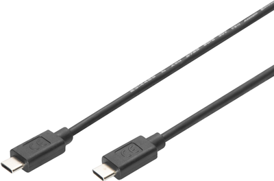 Kabel Assmann USB Type-C 1 m Black (AK-300155-010-S)