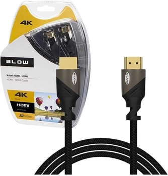 Кабель Blow HDMI- HDMI 3 м Black (92-641#)