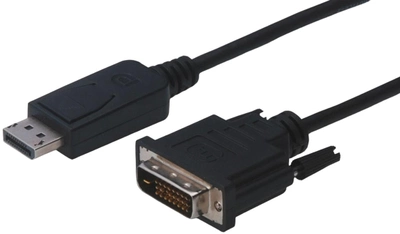 Kabel Digitus DisplayPort - HDMI 1 m Black (AK-340303-010-S)