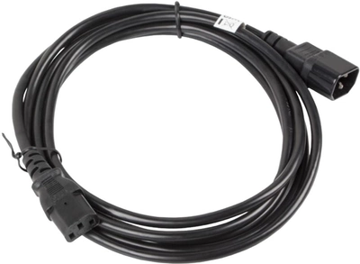 Kabel zasilający Lanberg CEE 7/7 - C19 1.8 m Black (CA-C19C-10CC-0018-BK)