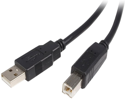 Kabel Lanberg USB Type-A - USB Type-B M/M 1 m Black (CA-USBA-11CC-0010-BK)