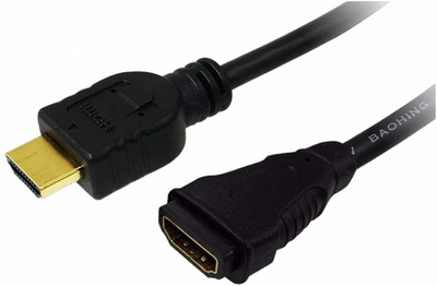 Кабель Logilink HDMI - DVI 5 м Black (4052792000863)