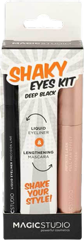 Zestaw kosmetyków dekoracyjnych Magic Studio Shaky Eyes Tusz do rzęs 12 ml + Eyeliner w płynie 1 ml (8436591922568)