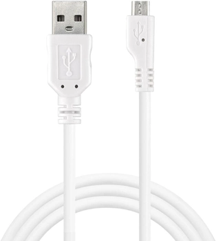 Kabel Sandberg USB Type-A - micro-USB 1 m White (5705730440335)