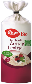 Tortille El Granero Integral Bio Ryż z soczewicą 115 g (8422584068467)
