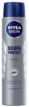 Antyperspirant NIVEA Silver Protect w sprayu 48 godzin dla mężczyzn 250 ml (4005808736874)
