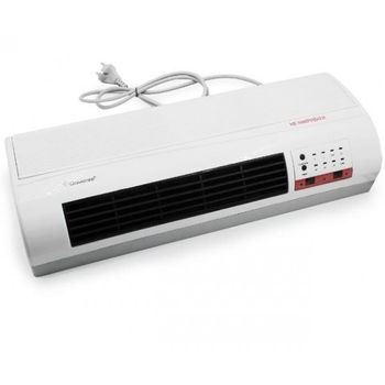 Настенный тепловентилятор Domotec MS 5961 с дисплеем + таймер и пульт ДУ 2000 Вт Белый (11701)