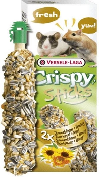 Chrupiące patyczki dla chomików i myszy Versele-Laga Sticks Sunflower and Honey 2 szt 110 g (5410340620724)