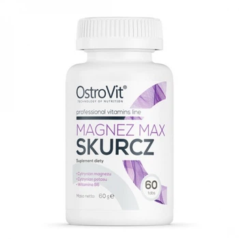 Противосудорожный препарат OstroVit (MAGNEZ MAX SKURCZ) 60 таблеток