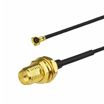 Кабель пигтейл IPEX uFL - RP SMA Female 15см 150мм переходник антенный для 4G 3G модемов, WiFi роутеров