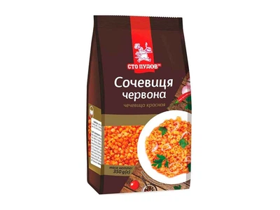 Сочевиця СТО ПУДІВ 350г червона