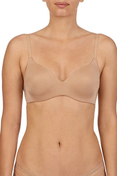 Бюстгальтер с уплотнённой чашкой DKNY 75DD Бежевый (glow/vanilla) (95049)