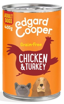 Karma mokra dla psów dorosłych Edgard & Cooper Chicken and Turkey Wet food 400 g (5425039485300)