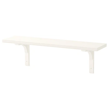 Полиця навісна IKEA BERGSHULT БЕРГСХУЛЬТ / RAMSHULT РАМСХУЛЬТ, білий, 80х20 см, 792.905.96