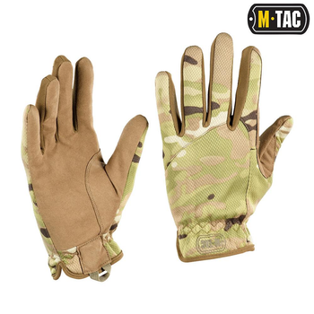 Тактические легкие M-Tac перчатки Scout Tactical Mk.2 Multicam M