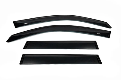 Ветровики на окна (4 шт, HIC) для Mitsubishi Outlander 2001-2006 гг