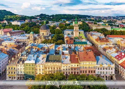 Поштова листівка Cardsforsoul Площа ринок. Львів 10,5 Х 14,8 см