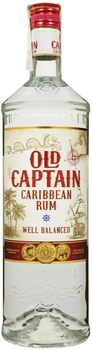 Ром Old Captain Caribbean White 1 л 37.5% (8711114480559)