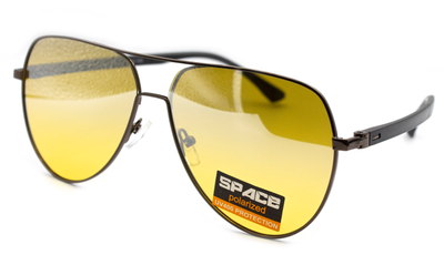 Жовті окуляри з поляризацією Space SPC50122-C2-9 polarized (yellow-mirror gradient)