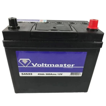 Акумулятор автомобільний 45ач 330а "+" праворуч Voltmaster, 54523