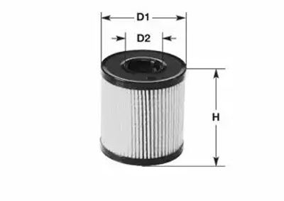 Фильтр масла A160/170 CDI W168 OM668, CLEAN FILTERS (ML1709)