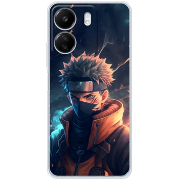 Силиконовый Чехол с Картинкой для Xiaomi Redmi 13C Принт (Аниме Наруто, Anime Naruto) (50702-ysm001)